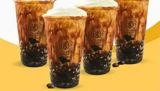 Hình ảnh Đường nâu trân châu trà xanh nhài sữa size M