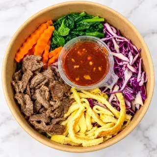 Hình ảnh Mỳ  bò trộn hàn quốc