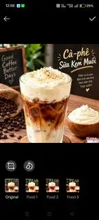 Hình ảnh Cà phê sữa kem muối - M