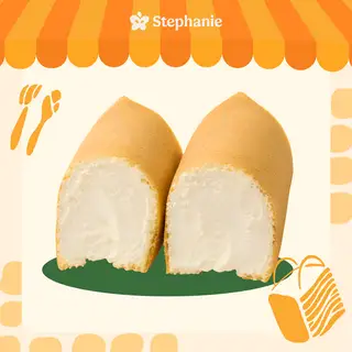 Hình ảnh Bánh bông lan kem tuyết Stephanie - 80gr