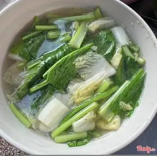 Hình ảnh canh cải ngọt+ cải thảo