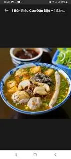 1 Bún Riêu Cua Đặc Biệt+ 1 Bánh Đa Cá Rô Đặc Biệt  - 149.000 ₫ tại Ngon Quán - Bún Riêu Tóp Mỡ & Bún Chả Hà Nội - Phổ Quang