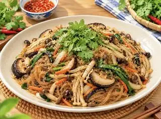 Hình ảnh Miến xào nấm