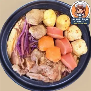 Mì Cay + Bò (50g) + Xúc Xích (6v) + Cá Viên (5v) + Bò Viên (3v) + Tôm Viên (2v) - 79.000 ₫ tại Angel Liu - Mì Trộn Sủi Cảo Hoành Thánh, Mì Cay & Miến Trộn - Lê Ngã
