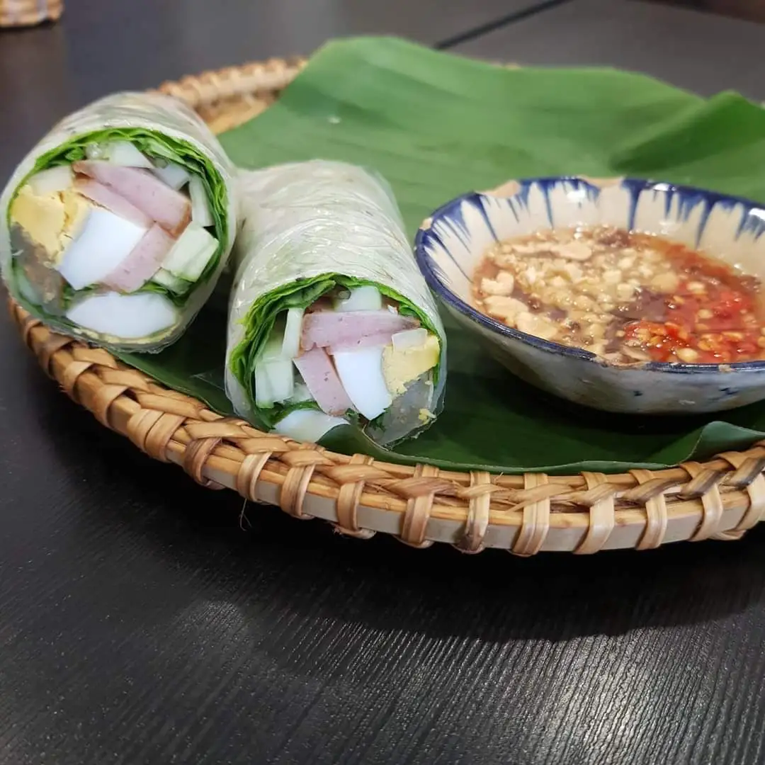 Bánh tráng cuốn - 40.000 ₫ tại Phan Rang Quán 128 - Đặc Sản Miền Trung - Trường Sơn