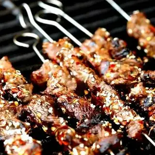 Hình ảnh Xiên nọng heo nướng