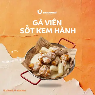 Gà viên sốt kem hành - 63.000 ₫ tại U Ground - Mỳ Cay, Gà Rán & Trà Sữa - Nguyễn Văn Luông
