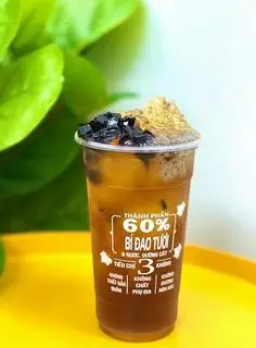 Hình ảnh Trà bí đao hạt chia, thạch sướng sáo