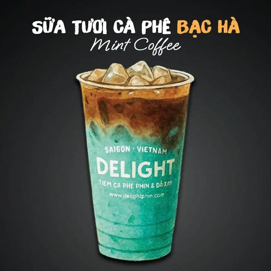 Hình ảnh Sữa Tươi Cà Phê Bạc Hà | Mint Coffee