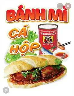 Hình ảnh Bánh mì cá hộp(3 cô gái)