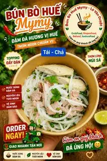 Bún Bò Tái ( tặng nước sâm hoặc trà tắc) - 60.000 ₫ tại Bún Bò Huế MyMy - Lê Văn Duyệt