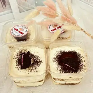 Hình ảnh Tiramisu socola hũ vuông
