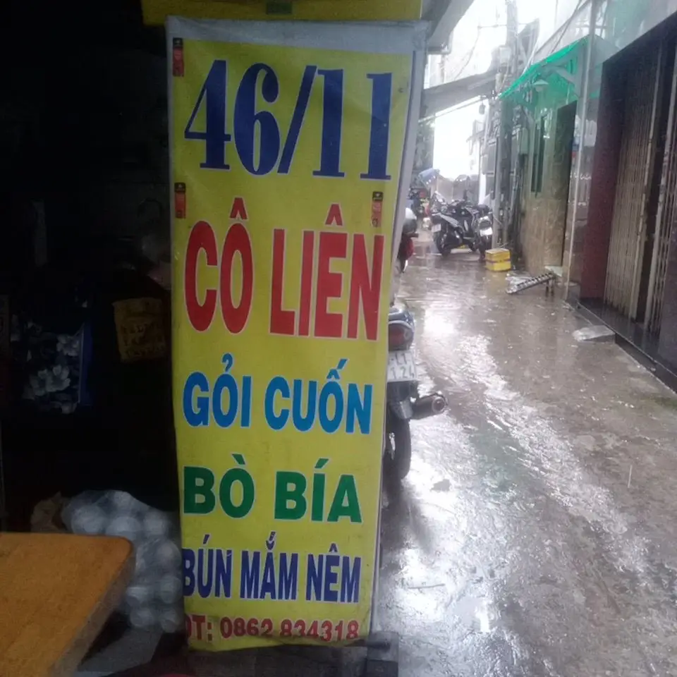 gỏi cuốn(( chà bông trứng)) 1cuốn chấm tương  - 10.000 ₫ tại Cô Liên - Gỏi Cuốn & Bò Bía - Bùi Thế Mỹ