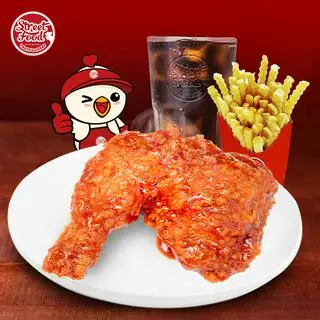18. Combo Đùi Gà Góc Tư Xốt 2 - 72.000 ₫ tại Gà Rán Street Food - Pizza Burger - Tôn Thất Thuyết