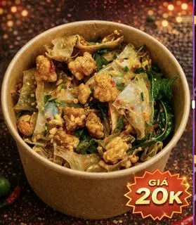 Hình ảnh Trộn ps sate mỡ hành top mỡ
