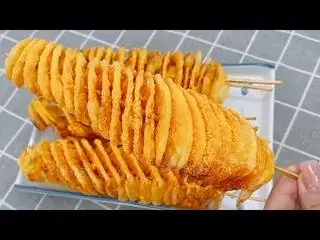 Hình ảnh Khoai tây lốc xoáy lắc phomai