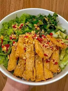 Bún Nước Tương Đậu Hủ Chiên - 32.000 ₫ tại Tiệm Chay Ngon - Bún Nước Tương, Nui & Mì Xào Chay - Nguyễn Tư Giản