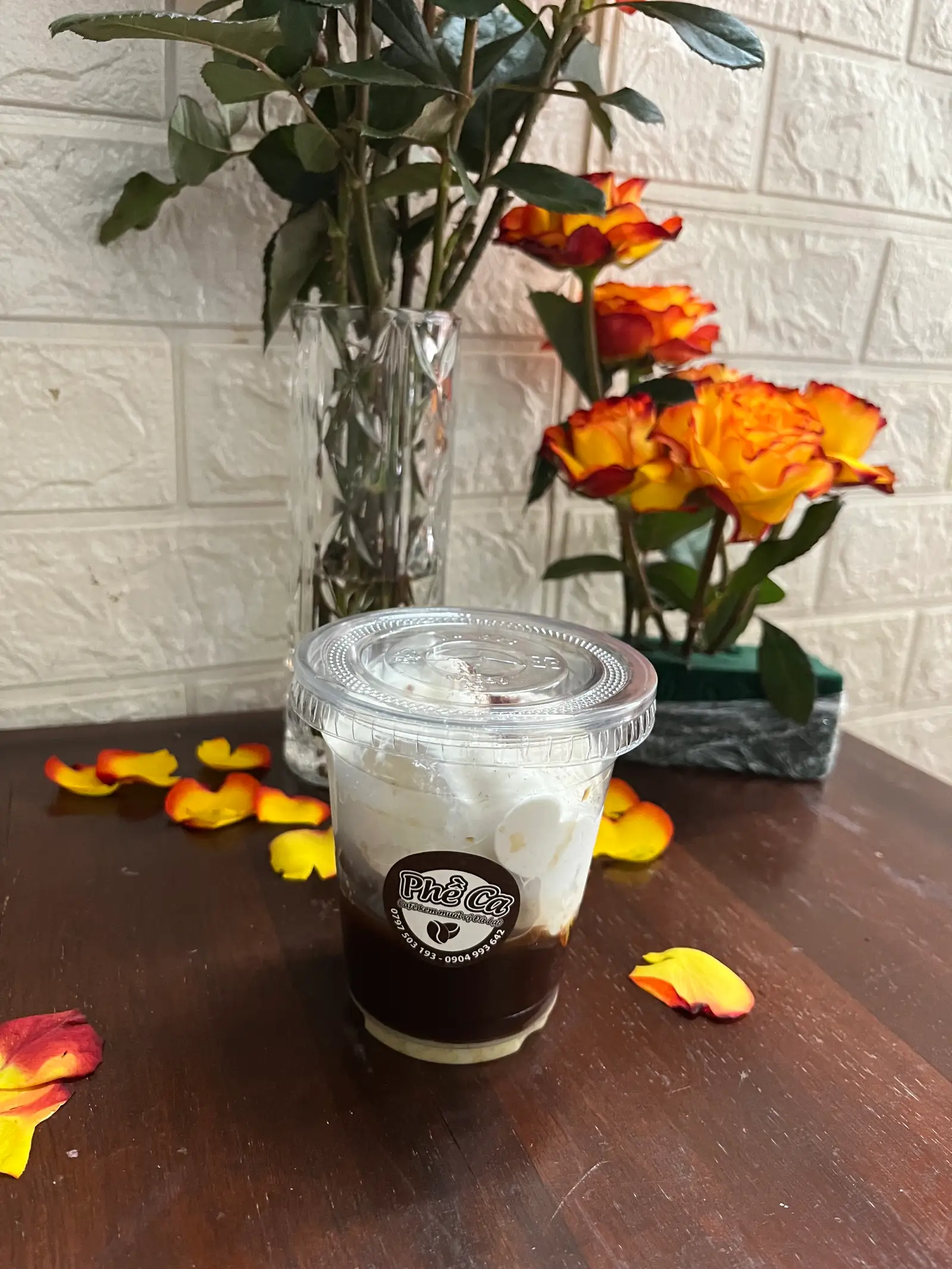Hình ảnh Cafe kem muối vị Đà Lạt