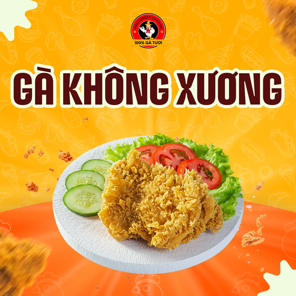 Hình ảnh Gà không xương