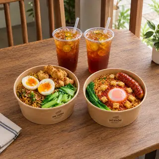 Hình ảnh Combo 2 Mì Trộn (Kèm 2 ly trà tắc 700ml)