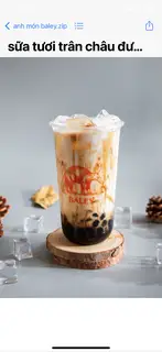 Sữa tươi trân châu đường đen - 31.000 ₫ tại Trà Sữa Hong Kong Baley Tea - Trần Quốc Thảo