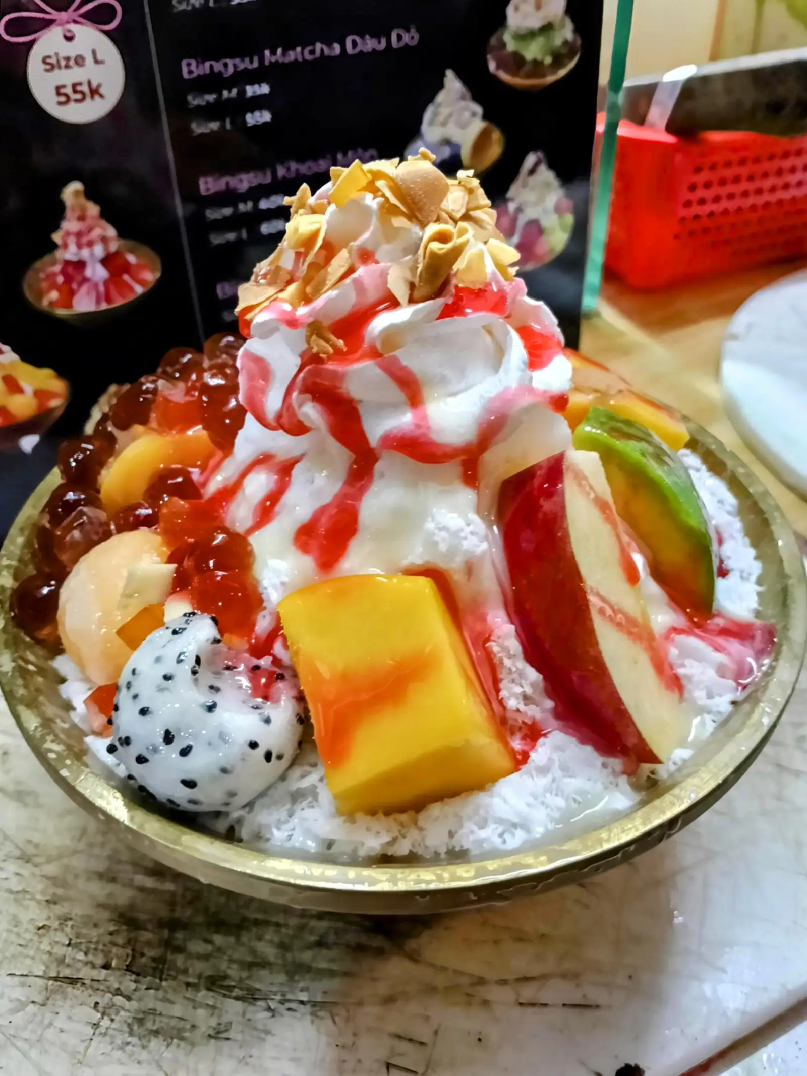 Bingsu Trái Cây - Size L - 80.000 ₫ tại Bap Bingsu - Cư Xá Thanh Đa