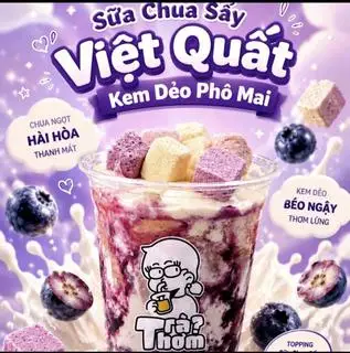 Sữa Chua Việt Quất Kem Cheese 450ml - 39.000 ₫ tại HUGO - Cafe Kem Dẻo & Sữa Chua Đá - Âu Cơ