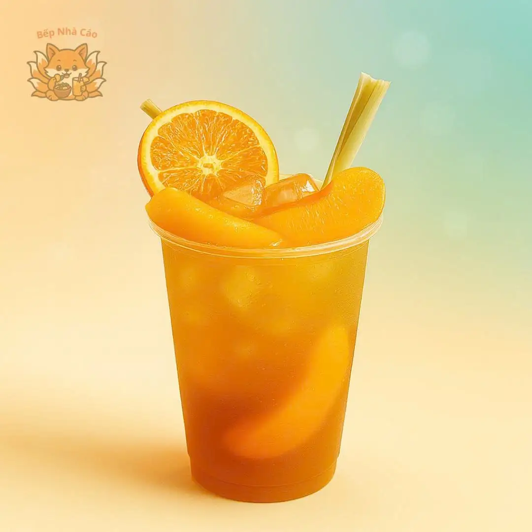 Hình ảnh Trà đào cam sả