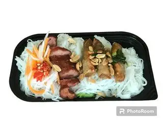 Bún nem nướng chả ram - 40.000 ₫ tại Chị Huệ - Gỏi Cuốn Và Trà Đào