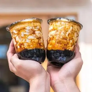 Hình ảnh trà sữa chân châu đường đen