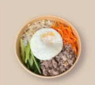 Hình ảnh Cơm trộn thịt bò