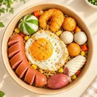 Hình ảnh Mì trộn full topping
