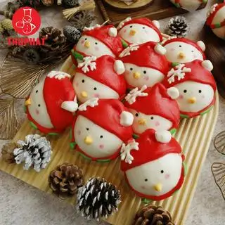 Hình ảnh Bánh bao người tuyết socola TP