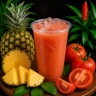 Hình ảnh Nước ép Thơm + Cà chua