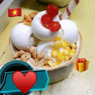 Hình ảnh Kem trái dừa