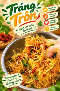 Hình ảnh Bánh Tráng Trộn 