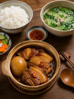 Cơm Thịt Kho trứng - 55.000 ₫ tại BẾP LÀNH COFFEE & TEA ĂN VẶT - CƠM VĂN PHÒNG - Trần Hưng Đạo