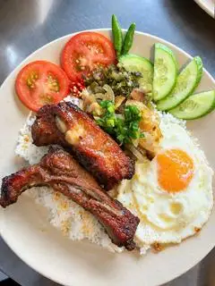 Hình ảnh Cơm sườn cọng + opla