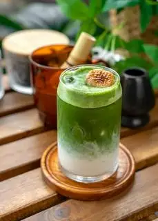Hình ảnh Cà phê bạc xỉu lá nếp