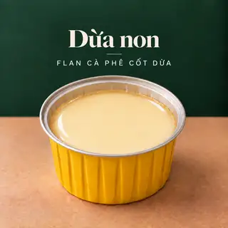 Hình ảnh Caramen dừa non - flan kem tươi cafe cốt dừa - 125ml