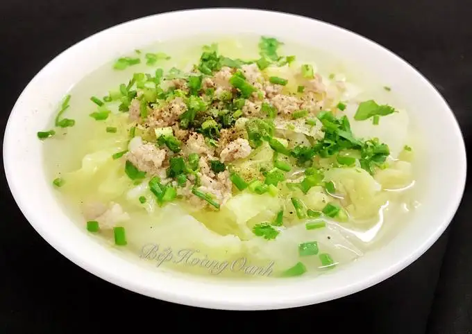 Hình ảnh Canh Cải Thịt Bằm