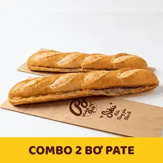 Hình ảnh Combo 2 Bánh Mì Que Bơ Pate