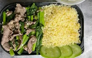 Hình ảnh Cơm rang cải bò(có tóp mỡ)