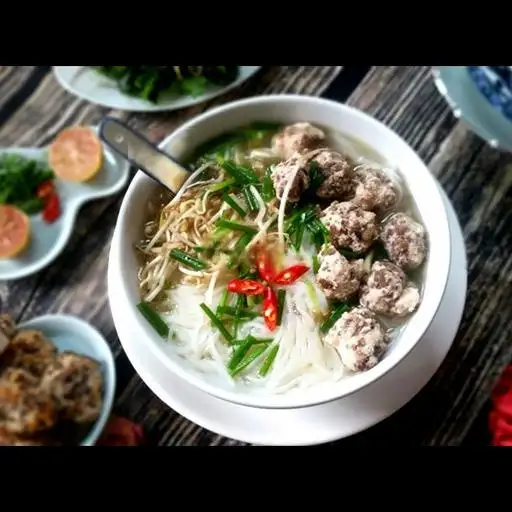 Hình ảnh Bún Thịt Mọc Dọc Mùng