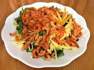 Hình ảnh Gỏi xoài tôm khô rau răm