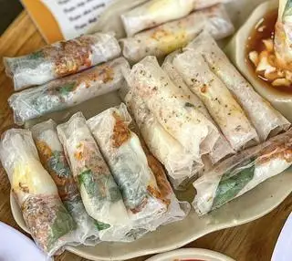 Bánh Tráng Cuốn Trứng Bách Thảo Bơ Trứng (5 Cuốn )  - 42.000 ₫ tại Ăn Vặt Bánh Tráng Lòng Đào Tóp Mỡ - Trà Trái Cây & Trà Sữa - Trường Sa