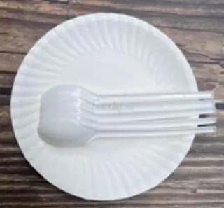Hình ảnh set 10 muỗng dĩa ăn bánh kem