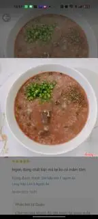 Cháo huyết - 16.000 ₫ tại Cháo Lòng Nam Định Út Thụy - Âu Dương Lân