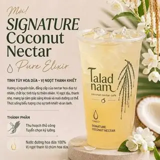Signature Coconut Nectar 500ml - 69.000 ₫ tại Talad Nam - Coconut Nectar & Cafe - Trần Quang Khải