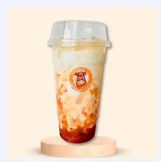 Sữa Chua Dâu Hạt Đác ( ly L) - 37.000 ₫ tại  Teagoo - Sữa Chua Hạt Đác & Cacao Trà - Thành Thái